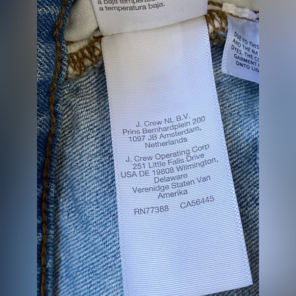 Madewell The Perfect Vintage High Rise Distressed Raw Cropped Jeans Blue SZ 23P - Picture 13 of 14